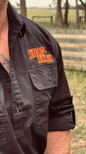 Half Button Work Shirt