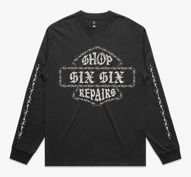 Pre Order FADED BARBED L/S