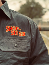 Half Button Work Shirt